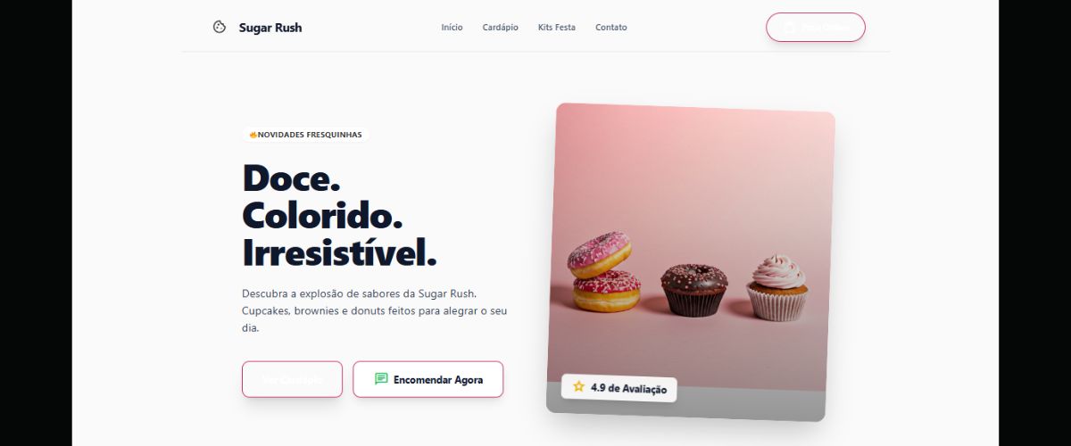 Modelo Doces e Bolos 2